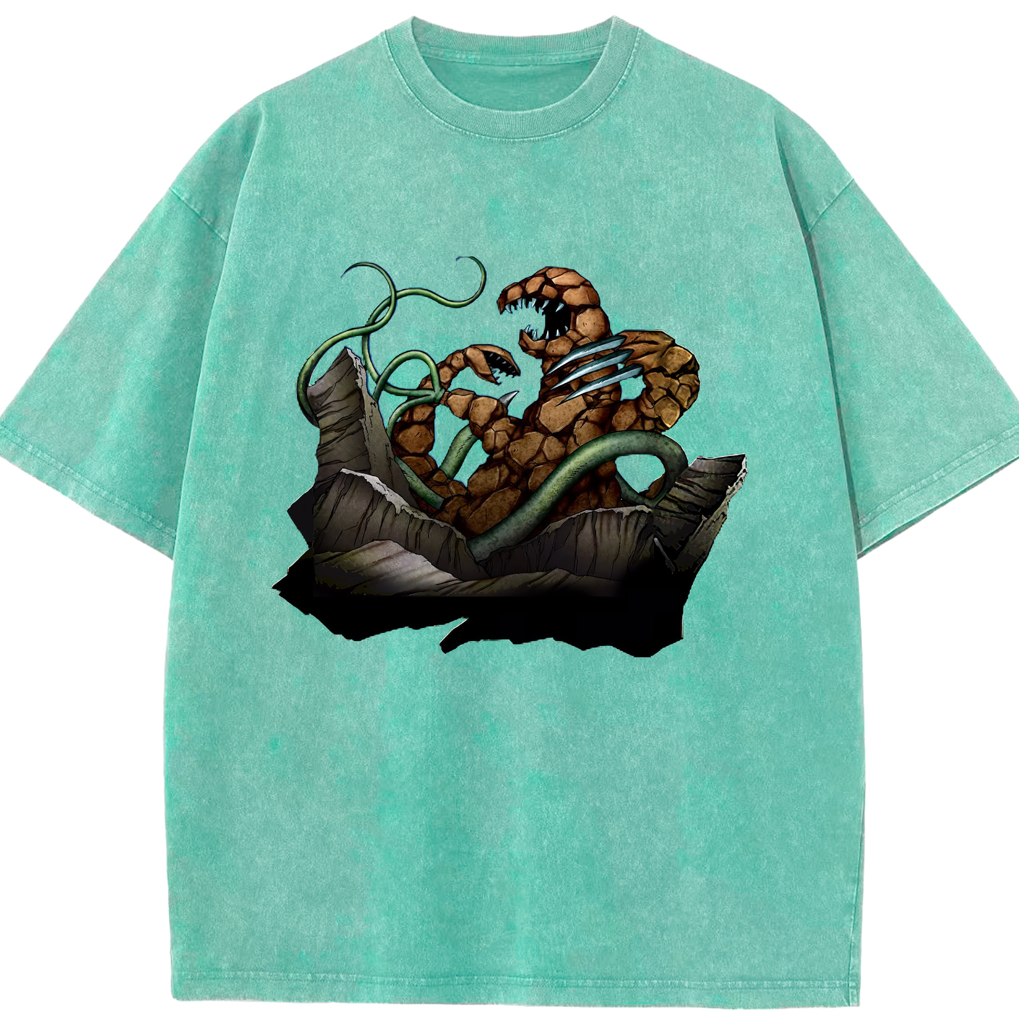 （画像用） 遊☆戯☆王 Yu-Gi-Oh! 綿100% ヴィンテージ風 半袖Tシャツ（フロントプリント）